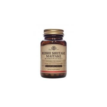 Reishi shiitake maitake mushroom extract 50cps SOLGAR