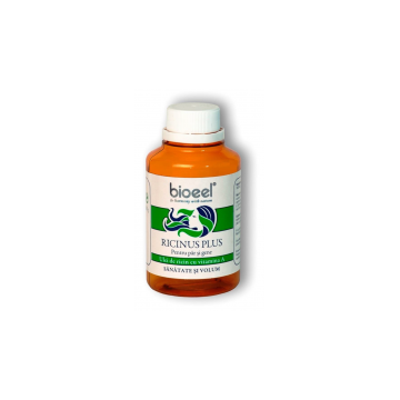 Ricinus plus, ulei de ricin cu vitamina a 80ml BIOEEL