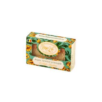 Sapun natural cu argila, ghimbir si ienupar 90gr DEJA VU