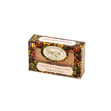 Sapun natural cu grapefruit, papaya si kiwi 90gr DEJA VU