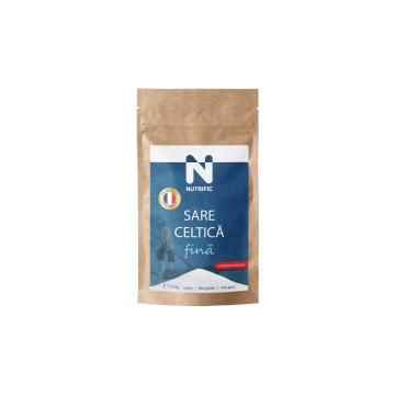 Sare celtica fina, extrasa manual 250gr NUTRIFIC