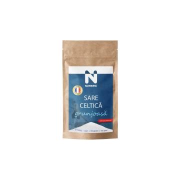 Sare celtica grunjoasa, extrasa manual 250gr NUTRIFIC