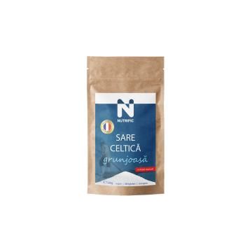 Sare celtica grunjoasa, extrasa manual 500gr NUTRIFIC