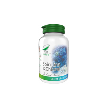 Spirulina & chlorella 60cps PRO NATURA
