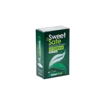 Sweet&safe, indulcitor natural din extract de stevie 40plicuri SLY NUTRITIA