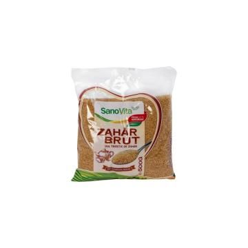 Zahar brut, din trestie de zahar 500gr SANO VITA