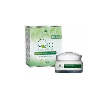 Crema antirid de noapte q10+ceai verde si complex mineral energizant 50ml COSMETIC PLANT