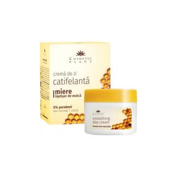 Crema de zi catifelanta cu miere si laptisor de matca 50ml COSMETIC PLANT