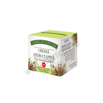 Crema hidratanta pentru ten uscat si sensibil 50ml VERRE DE NATURE
