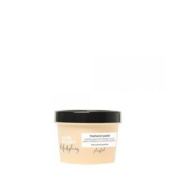 Crema modelatoare cu fixare medie Milk Shake Lifestyling, Freehand Paste (Concentratie: Crema modelatoare, Gramaj: 100 ml)