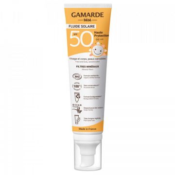 Crema protectie solara pentru bebelusi cu SPF50 Gamarde , 100 ml (Concentratie: Protectie solara, Gramaj: 100 ml)