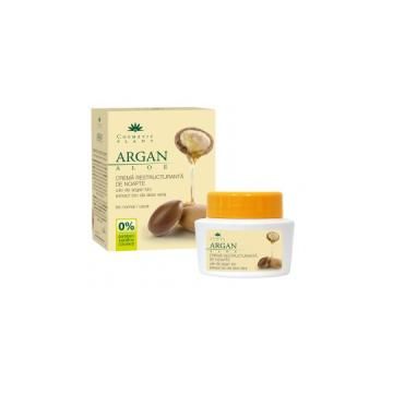 Crema restructuranta de noapte cu ulei de argan bio si extract bio de aloe vera 50ml COSMETIC PLANT