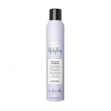 Fixativ cu fixare puternica Milk Shake Lifestyling Eco Friendly (Concentratie: Fixativ, Gramaj: 250 ml)