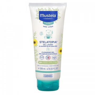 Gel de curatare pentru piele atopica Stelatopia, Mustela (Concentratie: Gel de dus, Gramaj: 200 ml)