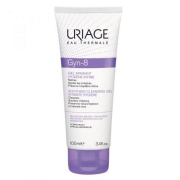 Gel pentru igiena intimă cu pH8 GYN-8, Uriage (Gramaj: 100 ml, Concentratie: Gel de curatare)