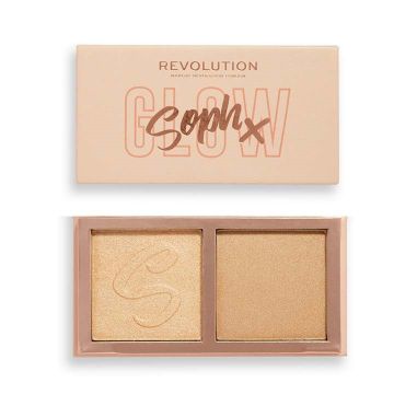 Iluminator Makeup Revolution Highlighter Duo Soph X (Gramaj: 9 g, Concentratie: Iluminator, Culoare produse: Cookies and Cream)