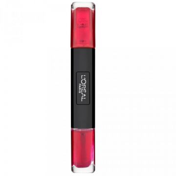 Lac de unghii L'Oreal Infallible Gel Nail Polish, 2x5ml (Concentratie: Lac de unghii, Culoare produse: 18 Scarlet Cennry)