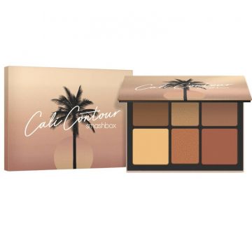 Patela pentru conturul fetei Smashbox Cali Contour Palette (Concentratie: Blush, Gramaj: 24 g, Culoare produse: Deep Medium Dark Shape Bronze In Glow )