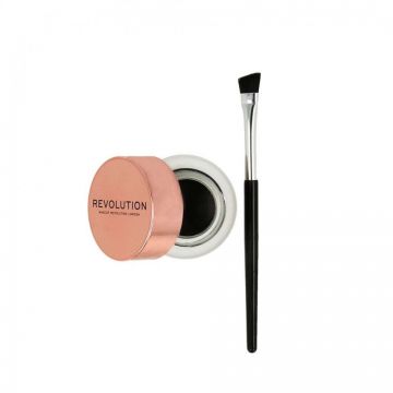 Tus de ochi Makeup Revolution Gel Eyeliner Pot (Gramaj: 3 g, Concentratie: Tus pentru ochi, Culoare produse: Black)