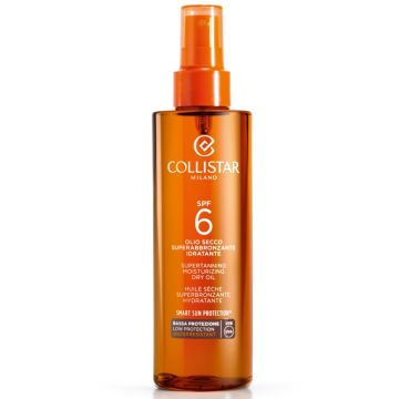 Ulei uscat pentru bronzare intensa SPF 6 Collistar Supertanning (Concentratie: Protectie solara, Gramaj: 200 ml)