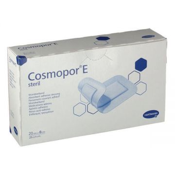 Cosmopor E, pansament chirurgical, steril, 20 cm x 8 cm, 25 buc