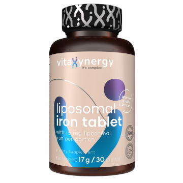 Fier lipozomal, 30 tablete, Vitaxynergy