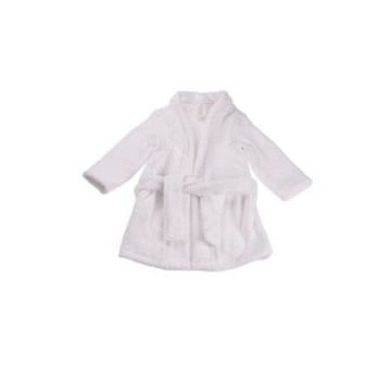 Halat de baie pentru copii, 18-24 luni, Alb, Fic Baby