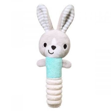 Jucarie chitaitoare din plus, +3 luni, Iepurasul Hei, BabyOno