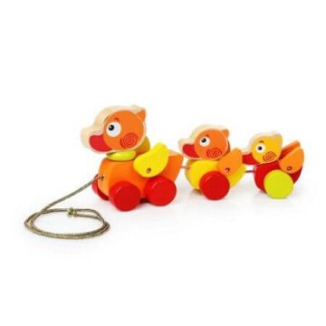 Jucarie din lemn Ratustele mele,Cubika