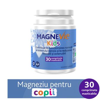 MagneVie Kids, 30 comprimate masticabile, Sanofi