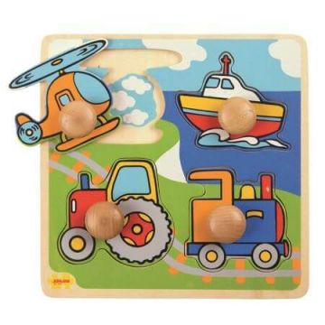 Primul meu puzzle 4 mijloace de transport, BJ 519, Bigjigs