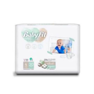Scutece Bio Maxi, Nr. 4, 7-18 kg, 30 bucati, Babyfit