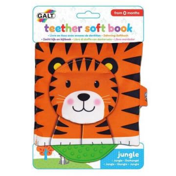 Carticica moale, Jungla Teether Soft Book, Galt