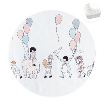 Cearceaf cu elastic, 140x70x15 cm, Balonul Zburator, Tuxi Brands