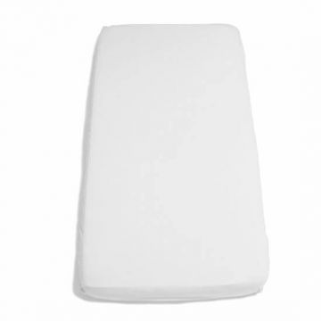 Cearceaf cu elastic din tricot, 95x65 cm, Alb, Tuxi Brands