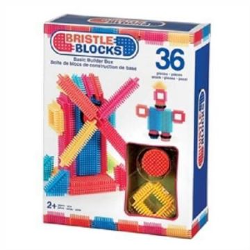 Cuburi de construit, 36 piese, Bristle Blocks