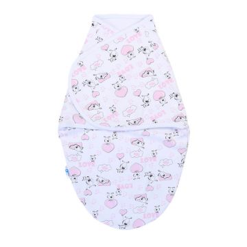 Paturica de infasat, 0-3 luni, 50 cm, Baltic Bebe