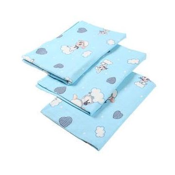 Scutec din finet, Albastru, 150x100 cm, 1 buc, Balbit Bebe