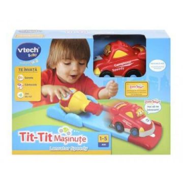 Lansator Masinute, Speedy, 1-5 ani, Vtech Tit-Tit Masinute