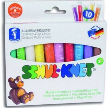 Plastilina non toxica, 10 culori, 6280102, Feuchtmann