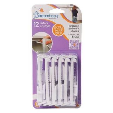 Protectii universale pentru sertare, 12 buc, DreamBaby