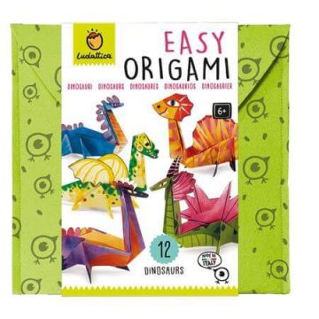 Set origami pentru incepatori, +6 ani, Dinozauri, Ludattica