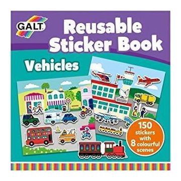 Cartea mea cu stickere, Vehicule, +3 ani, Galt