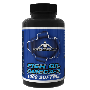 Fish Oil Omega 3 1000mg Softgel, 120 capsule, Vitabolic