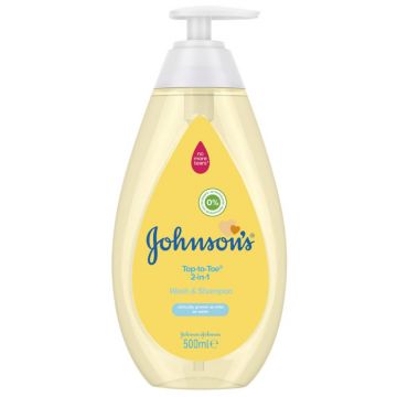 Lotiune de spalare si sampon 2 in 1 Johnson's Baby Top-to-Toe, 500ml, Johnson&Johnson