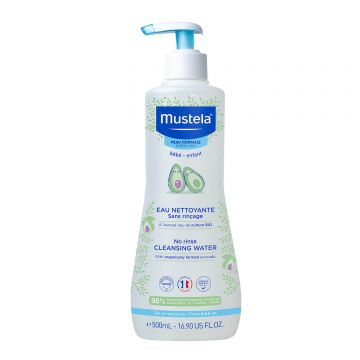Mustela Bebe Enfant, Apă de curățare fără clătire, de la naștere, 500 ml