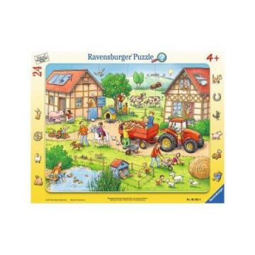 Puzzle Mica mea ferma, + 4 ani, 24 piese, Ravensburger