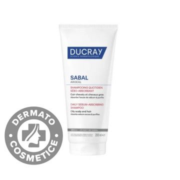 Sampon pentru reglarea sebumului Sabal Argeal, 200ml, Ducray