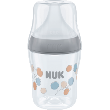 Sticlă Nuk Perfect Match cu control al temperaturii, gri 150 ml