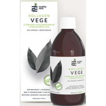Vege colagen cu acid hialuronic și coenzima Q10 - 500ml Healthy Herb